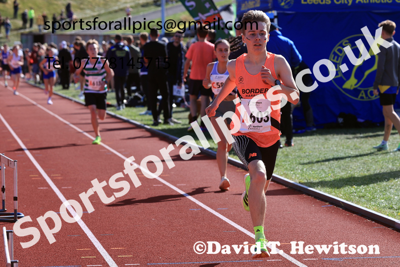 Mens Under-18s, 2026 Northern Mens 6 and Womens 4 Stage and Youngsters Relays, Silksworth, Sunderland. Photo: David T. Hewitson/Sports for All Pics